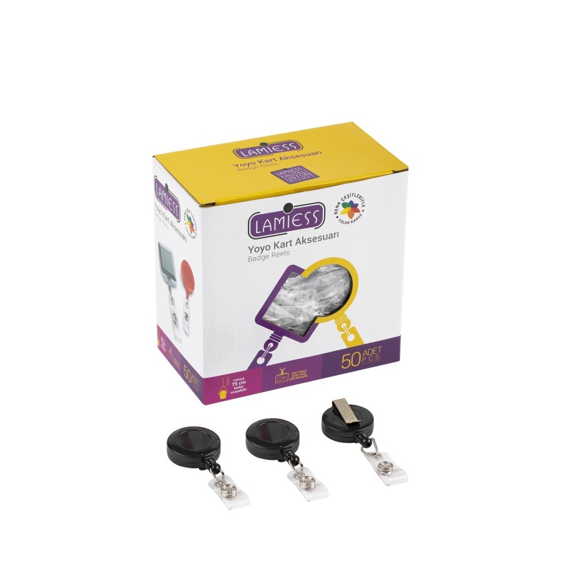 Lamiess Lms 351 Yuvarlak Yoyo Siyah  50'Li fiyat teklifi al