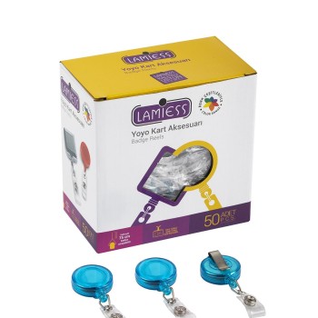 Lamiess Lms 351 Yuvarlak Yoyo Turkuaz  50'Li