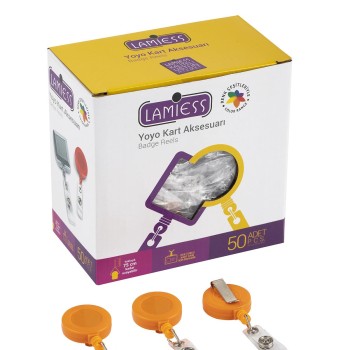 Lamiess Lms 351 Yuvarlak Yoyo Turuncu  50'Li