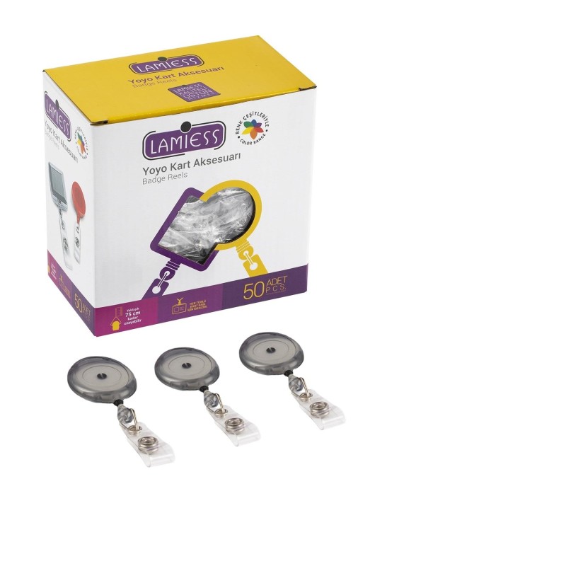 Lamiess Lms 351 Yuvarlak Yoyo Şeffaf  50'Li fiyat teklifi al