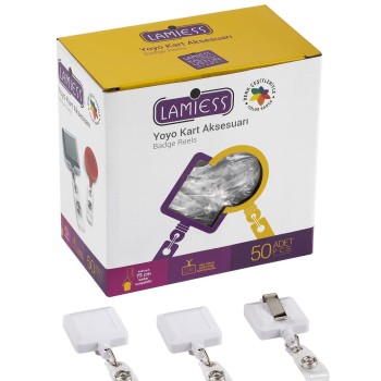 Lamiess Lms 363 Kare Yoyo Beyaz 50'Li