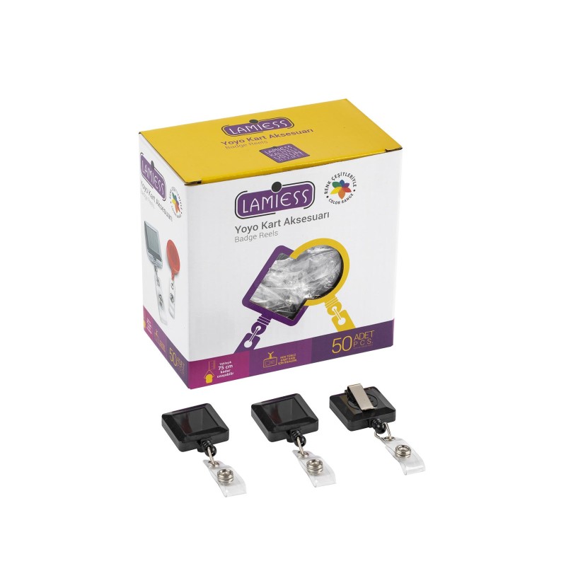 Lamiess Lms 363 Kare Yoyo Siyah  50'Li fiyat teklifi al