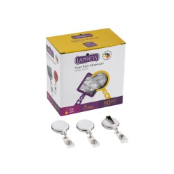 Lamiess Lms 378 Çelik Bordürlü Yuvarlak Yoyo Beyaz  50'Li