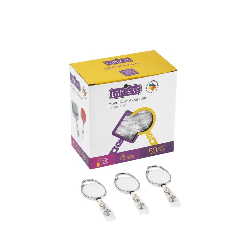 Lamiess Lms 154 Çelik Bordürlü Oval Yoyo Beyaz  50'Li fiyat teklifi al