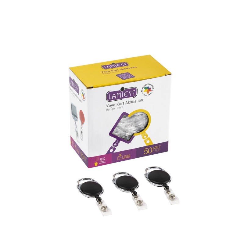 Lamiess Lms 154 Çelik Bordürlü Oval Yoyo Siyah  50'Li fiyat teklifi al