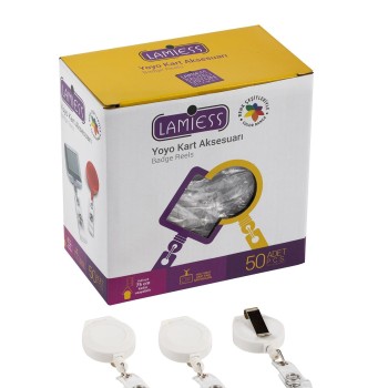 Lamiess Lms 340 Yuvarlak Yoyo Beyaz  50'Li