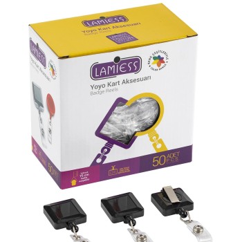 Lamiess  Lms 341 Kare Yoyo Siyah  50'Li