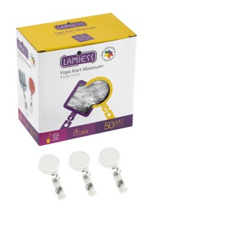 Lamiess Lms 328 Yuvarlak Büyük Yoyo Beyaz  50'Li