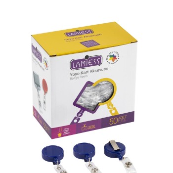 Lamiess Lms 328 Yuvarlak Büyük Yoyo Lacivert  50'Li