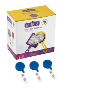 Lamiess Lms 328 Yuvarlak Büyük Yoyo Mavi  50'Li