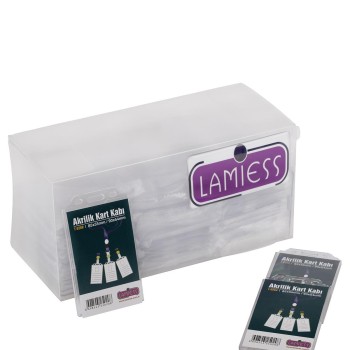 Lamiess  T-026 V Dikey Kart Kabı 50'Li