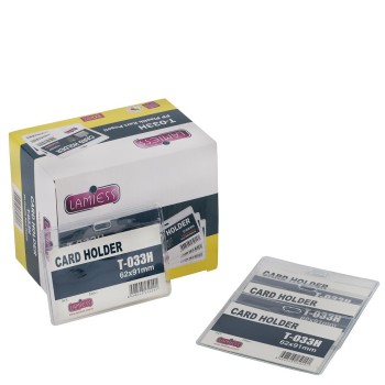 Lamiess  T-033 H Yatay Plastik Kart Poşeti 100'Lü