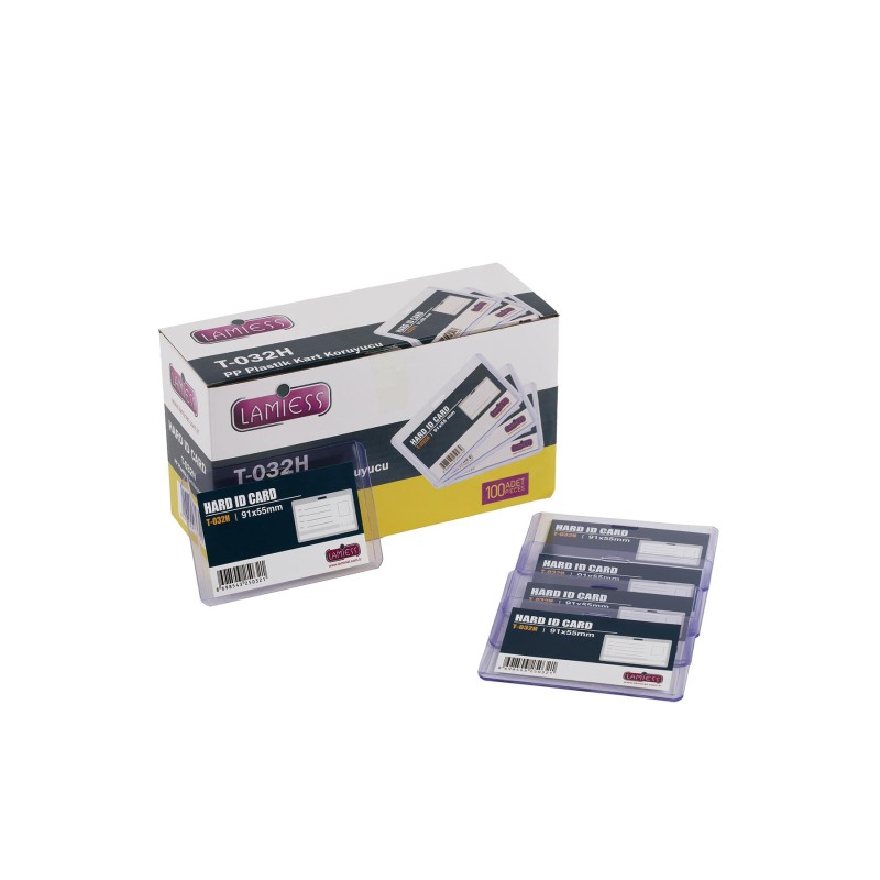 Lamiess  T-032 H Yatay Pp Plastik Kart Koruyucu 100'Lü fiyat teklifi al