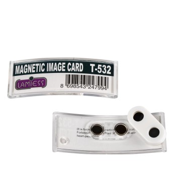 Lamiess  T-531 Mıknatıslı Yaka İsimliği 25'Li