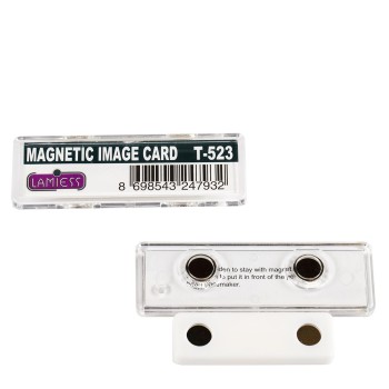 Lamiess  T-523 Mıknatıslı Yaka İsimliği 25'Li