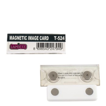 Lamiess  T-526 Mıknatıslı Yaka İsimliği 25'Li
