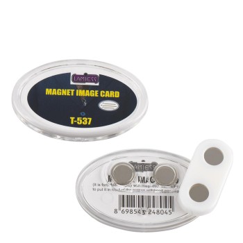 Lamiess  T-536 Mıknatıslı Yaka İsimliği 25'Li