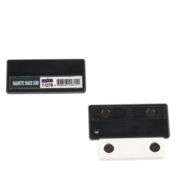 Lamiess  T-527S Gümüş Mıknatıslı Yaka İsimliği 25'Li