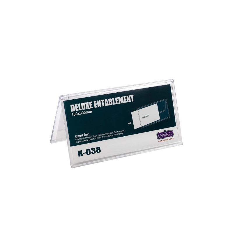 Lamiess K-038 Masaüstü İsimlik Yatay 3 'Lü fiyat teklifi al