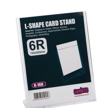 Lamiess K-166 Masaüstü Reklam Panosu Dikey 5 'Li