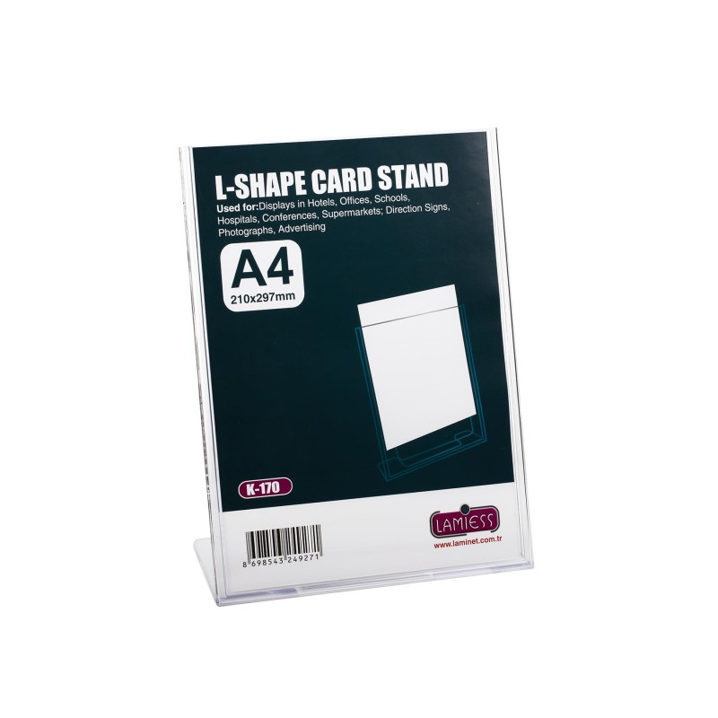 Lamiess K-170 Masaüstü Reklam Panosu Dikey 3 'Lü fiyat teklifi al