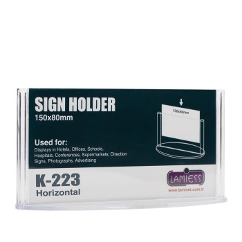 Lamiess K-223 Masaüstü Reklam Panosu Yatay 5 'Li