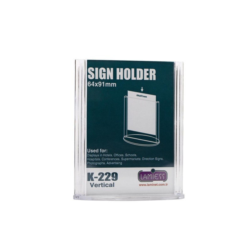 Lamiess K-229 Masaüstü Reklam Panosu Dikey 10 'Lu fiyat teklifi al