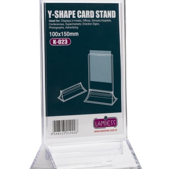 Lamiess K-023 Masaüstü Reklam Panosu Dikey 3 'Lü