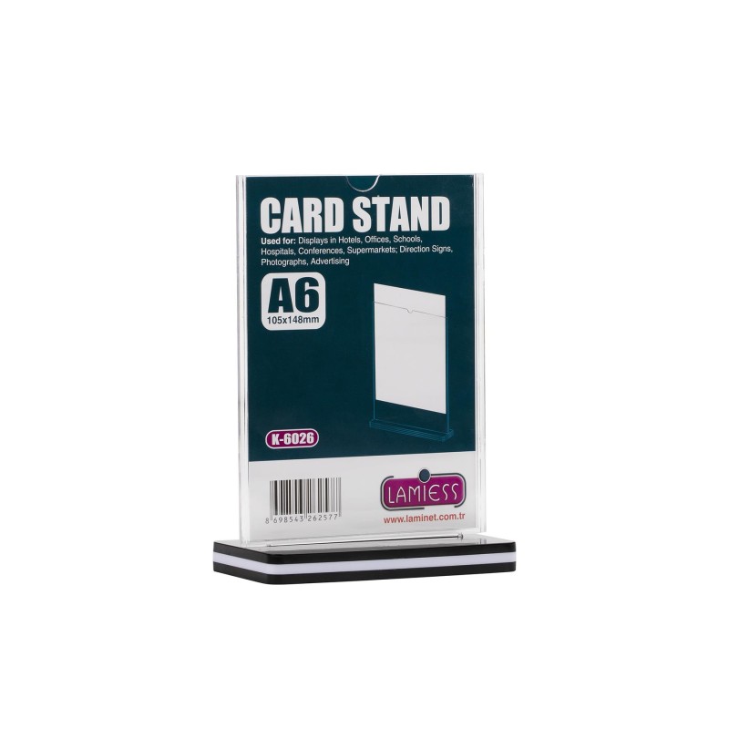 Lamiess K-6026 Masaüstü Reklam Panosu Dikey 3 'Lü fiyat teklifi al