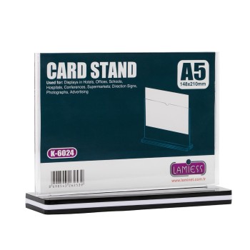 Lamiess K-6024 Masaüstü Reklam Panosu Yatay 3 'Lü