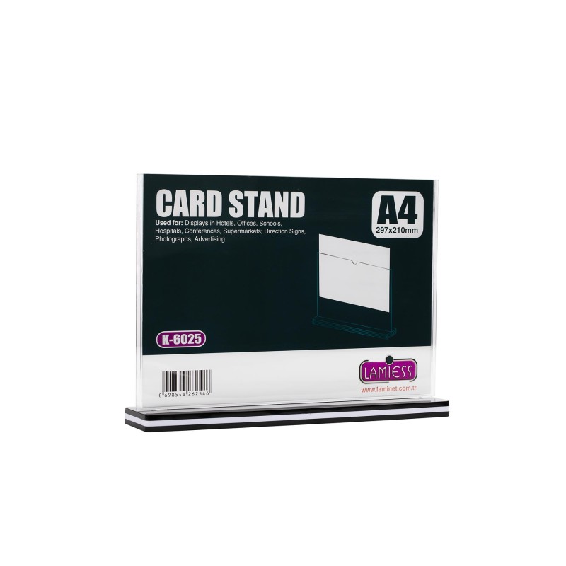 Lamiess K-6025 Masaüstü Reklam Panosu Yatay 3 'Lü fiyat teklifi al