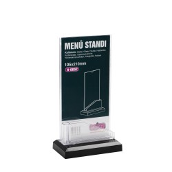 Lamiess  K-6052 Masaüstü Menü Stand 3'Lü
