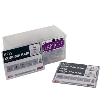 Lamiess  A-6 148X105 Mm Afiş Koruma Kabı 40'Lı