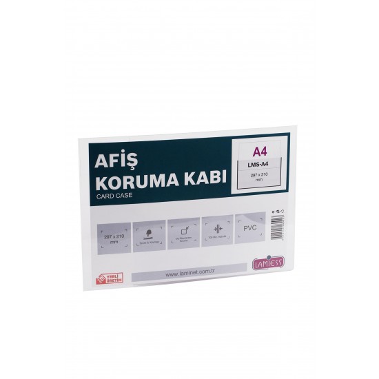 Lamiess  A-4 297X210 Mm Afiş Koruma Kabı 20'Li