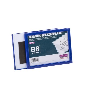 Lamiess  T-693 91X64 Mm Mıknatıslı Afiş Koruma Kabı 40'Lı
