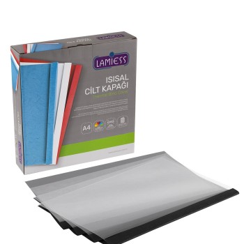 Lamiess 12 Mm Isısal Cilt Kapağı Siyah 50 'Li