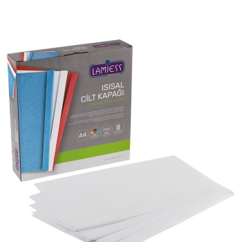 Lamiess 15 Mm Isısal Cilt Kapağı Beyaz 50 'Li