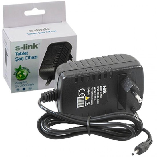 S-LINK SL-1255 5V 2A TABLET PC LÜKS FİLTRELİ ADAPTÖRÜ