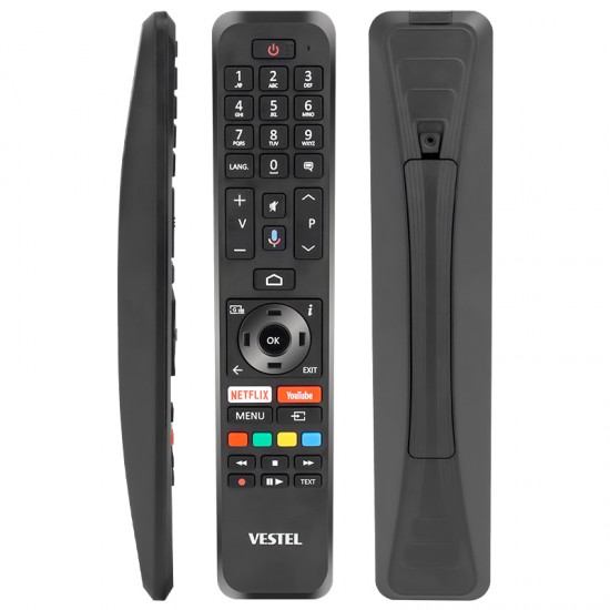 KL VESTEL 30107407 RC43160N NETFLIX-YOUTUBE-MİKROFON TUŞLU SES KOMUTLU LCD-LED TV KUMANDA