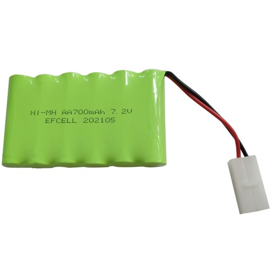 EFCELL 7.2 VOLT 700 MAH NI-MH 2 PİN TAMİYA SOKETLİ 6LI OYUNCAK ARABA PİLİ 202105