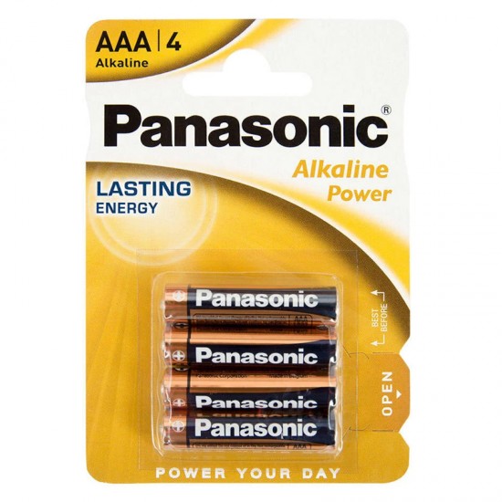 PANASONİC LR03 ALKALİN 1.5V POWER AAA 4LÜ İNCE KALEM PİL