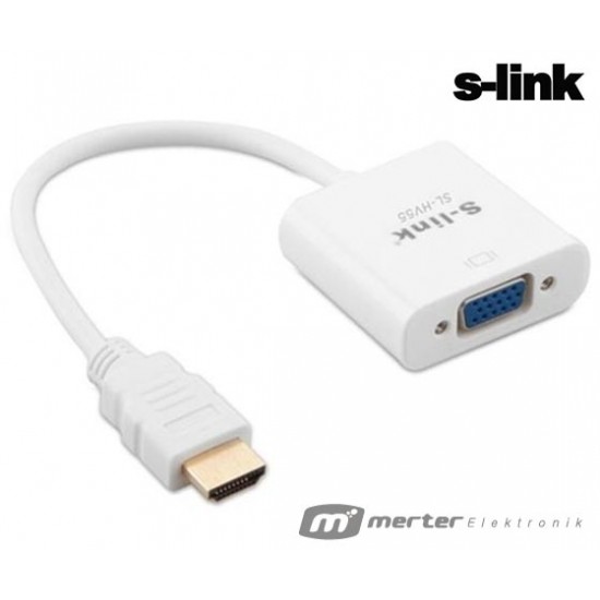 S-LINK SL-HV55 HDMI TO VGA ÇEVİRİCİ