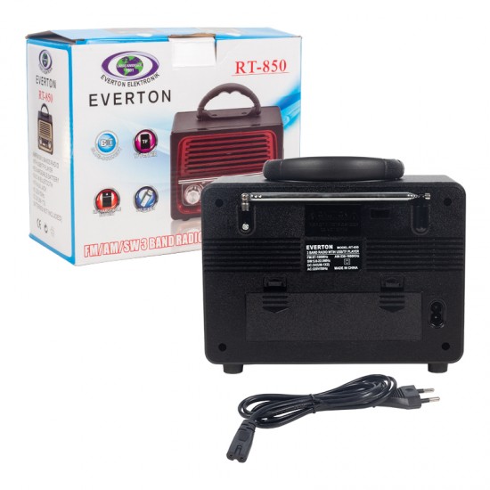 EVERTON RT-850BT USB/SD/FM/BLUETOOTH DESTEKLİ NOSTALJİK RADYO