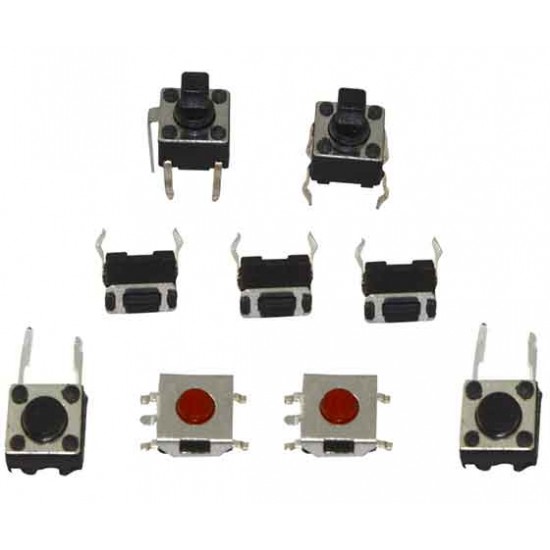 C 9 BUTON /  MİNİ TACT BUTON 4P 4X4X1.5MM SMD