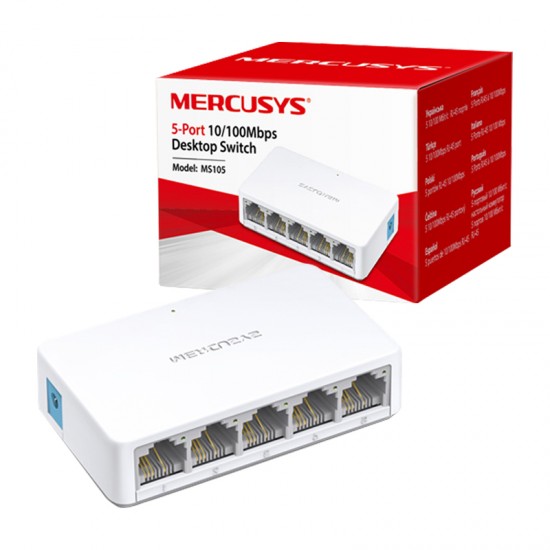 TP-LINK MERCUSYS MS105 10/100 MBPS 5 PORT ETHERNET SWITCH