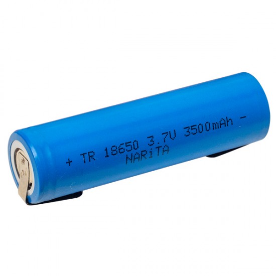 NARİTA 18650A 3.7 VOLT 3500 MAH LİTHIUM LION PUNTALIPİL- (BAŞLIKSIZ PUNTALI)