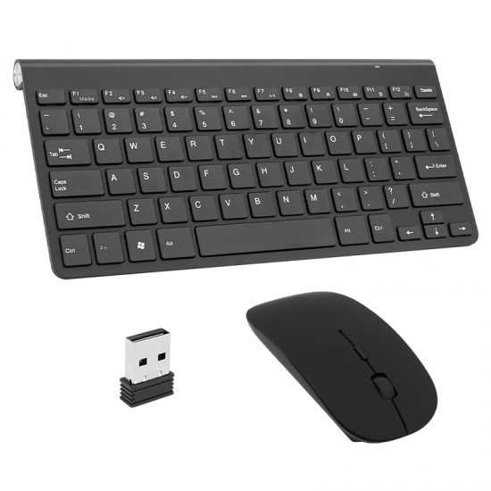 WIEDER WR-70K WIRELESS SLIM KABLOSUZ KLAVYE MOUSE SET (SİYAH)