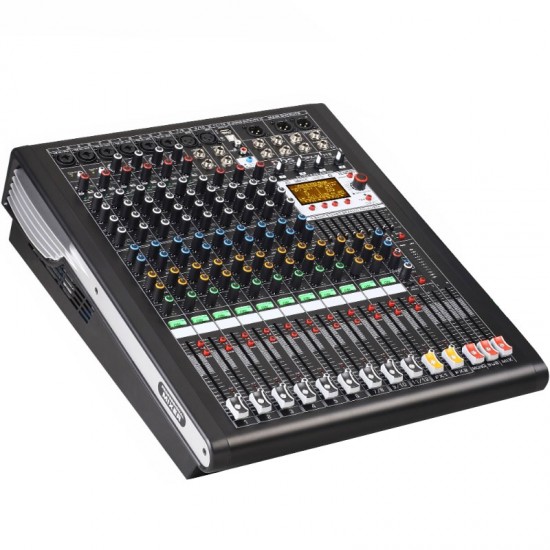 DDS DPX-PRO12 DSP EFFECT 9 BAND EQ 1700 WATT 12 KANAL POWER DECT MIXER