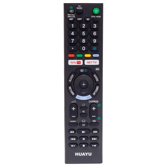 HUAYU KL RM-L1370 SONY YOUTUBE - NETFLIX TUŞLU LCD-LED TV BLİSTERLİ KUMANDA * RMT-TX202P