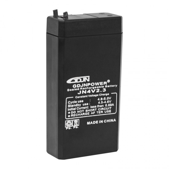 AKÜ 4 VOLT 2.3 AMPER GDJN JN4V2.3 ( 49 X 96 X 22 MM )